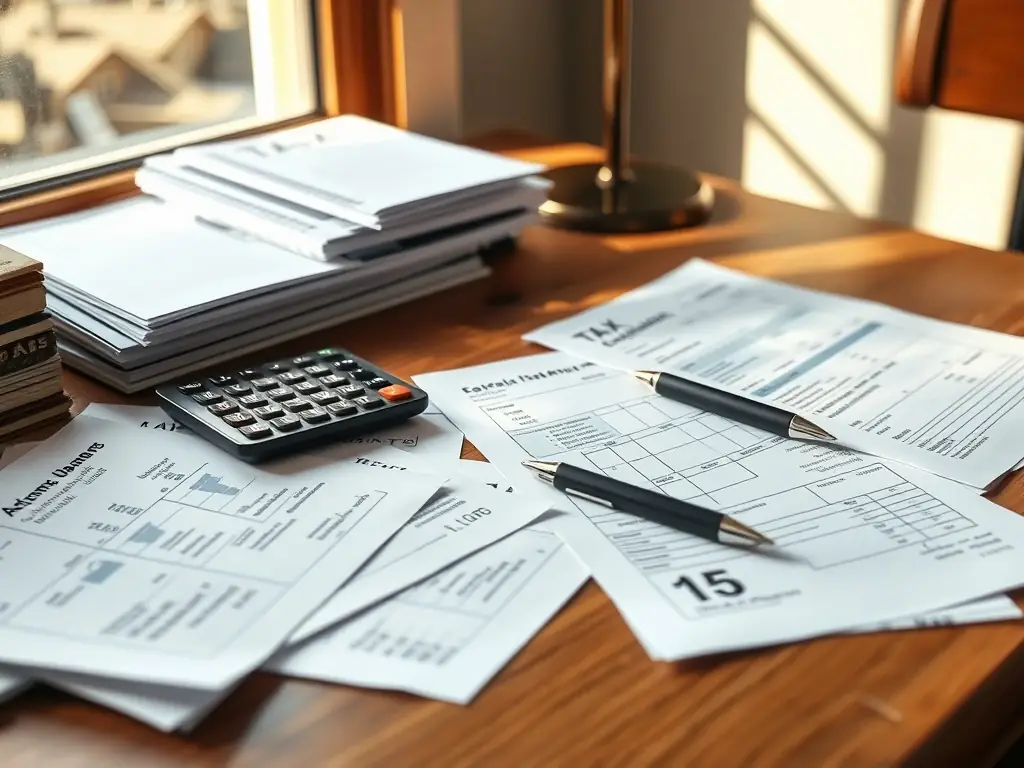 A stack of informative guides and ebooks covering various aspects of small business finance.